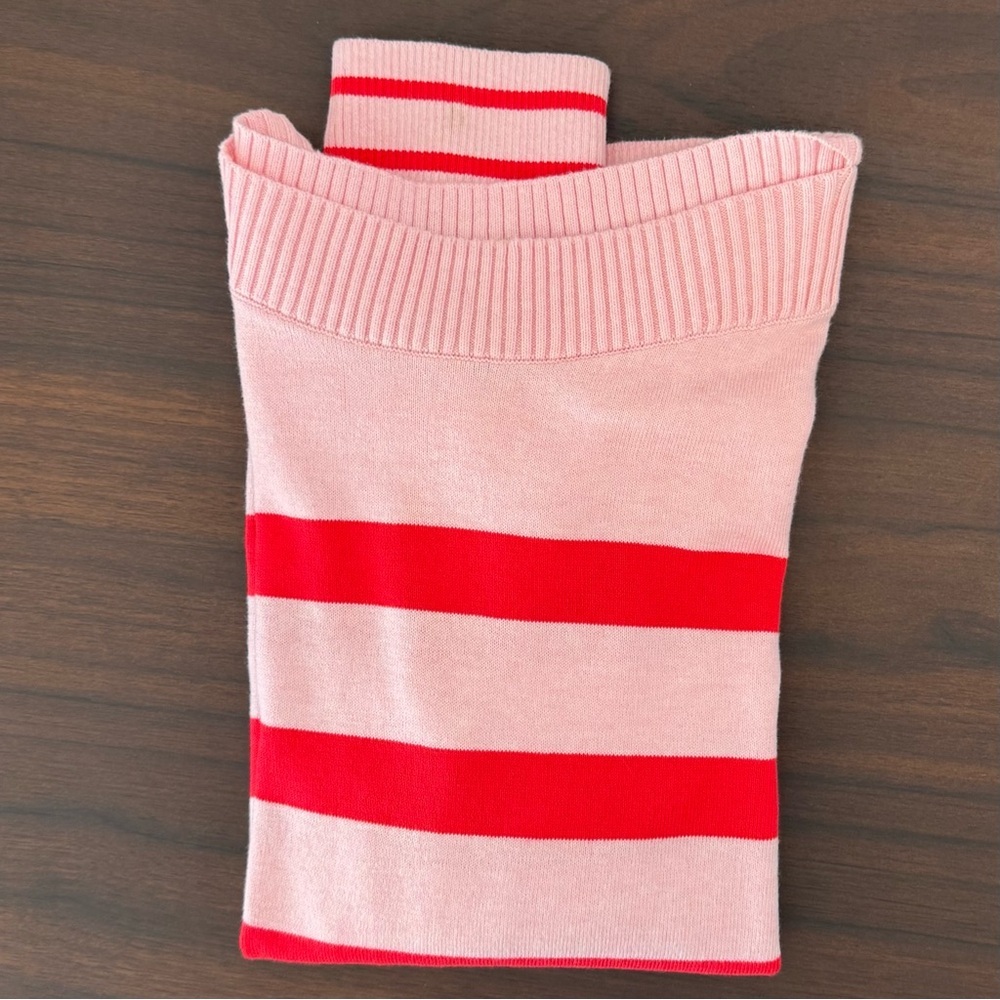 Tommy Hilfiger - Woman’s Pink and Red cotton boatneck sweater. Size M - Picture 11 of 11
